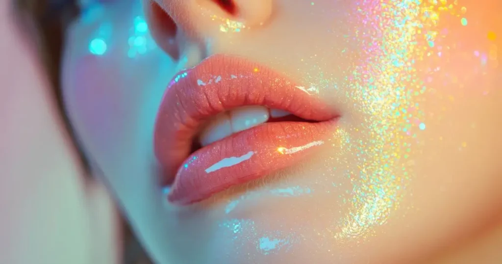 glitter lip gloss