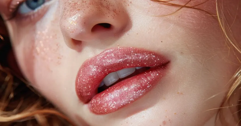 glitter lip gloss