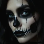skeleton face makeup