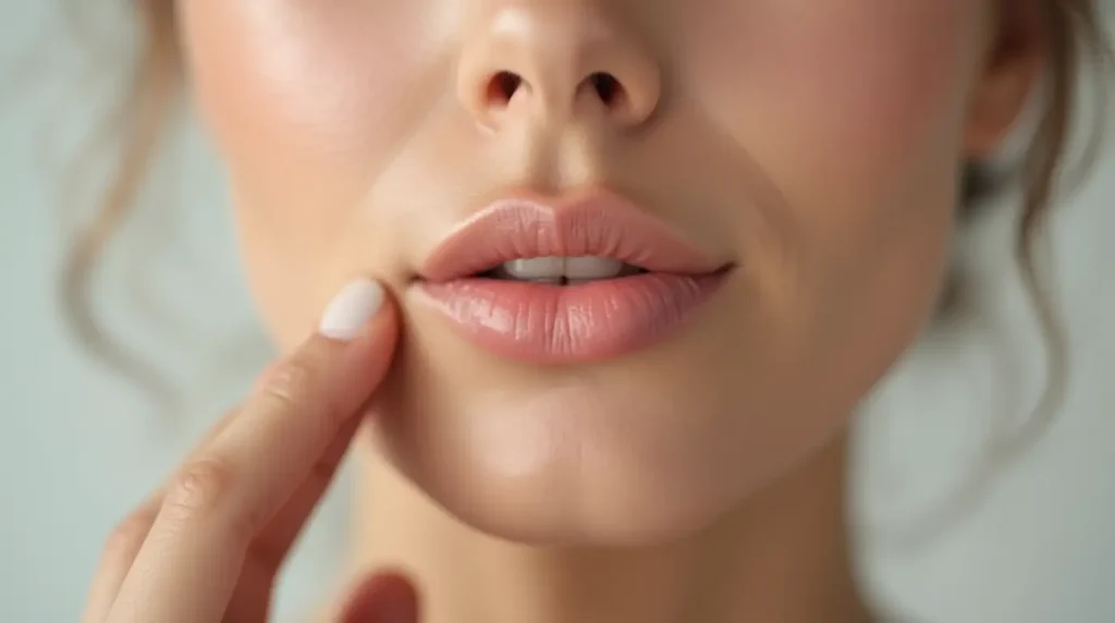 double lip line