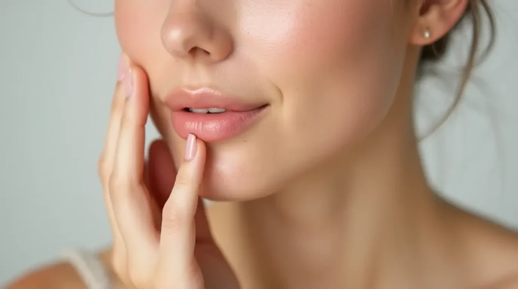 double lip line