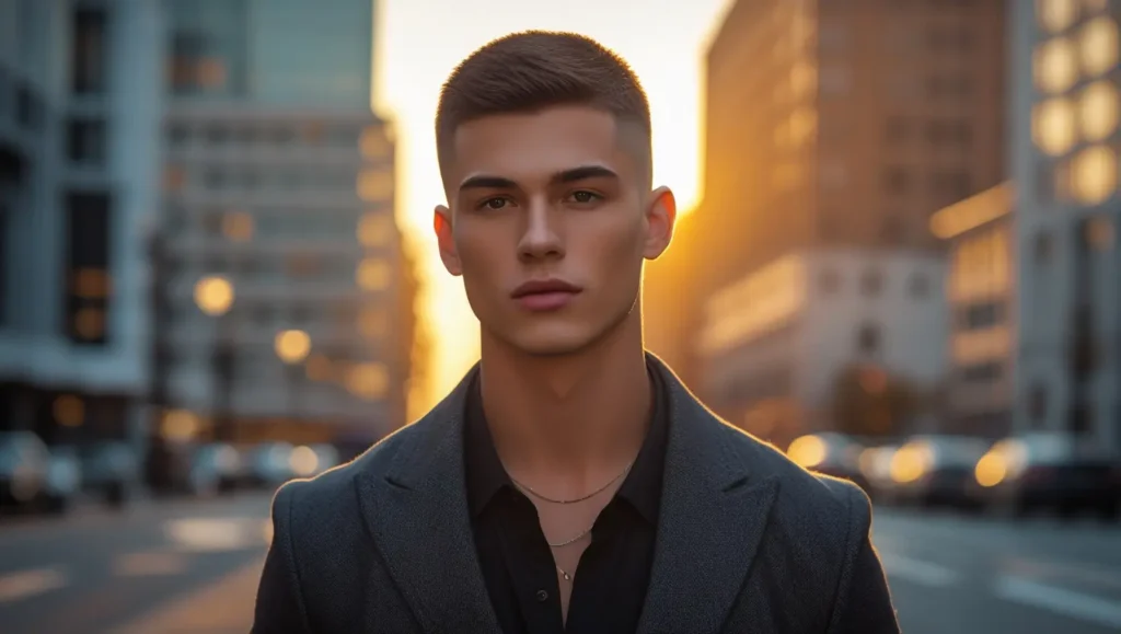 short hair men