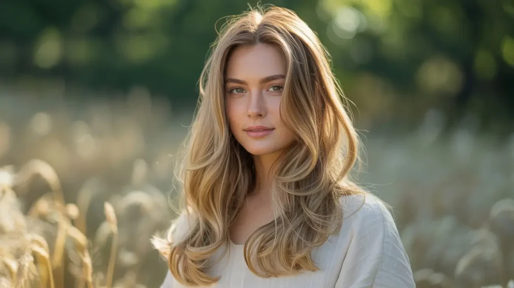 natural blonde hair