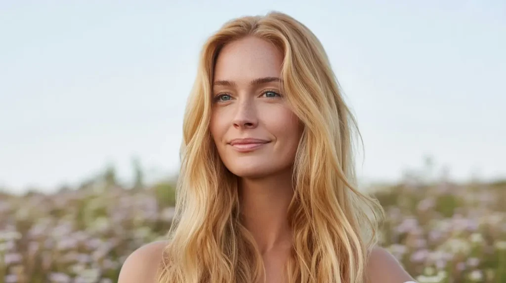 natural blonde hair