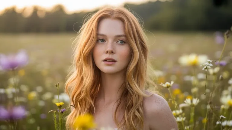 natural strawberry blonde hair