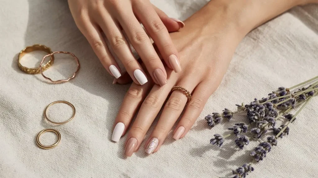 nude nail designs