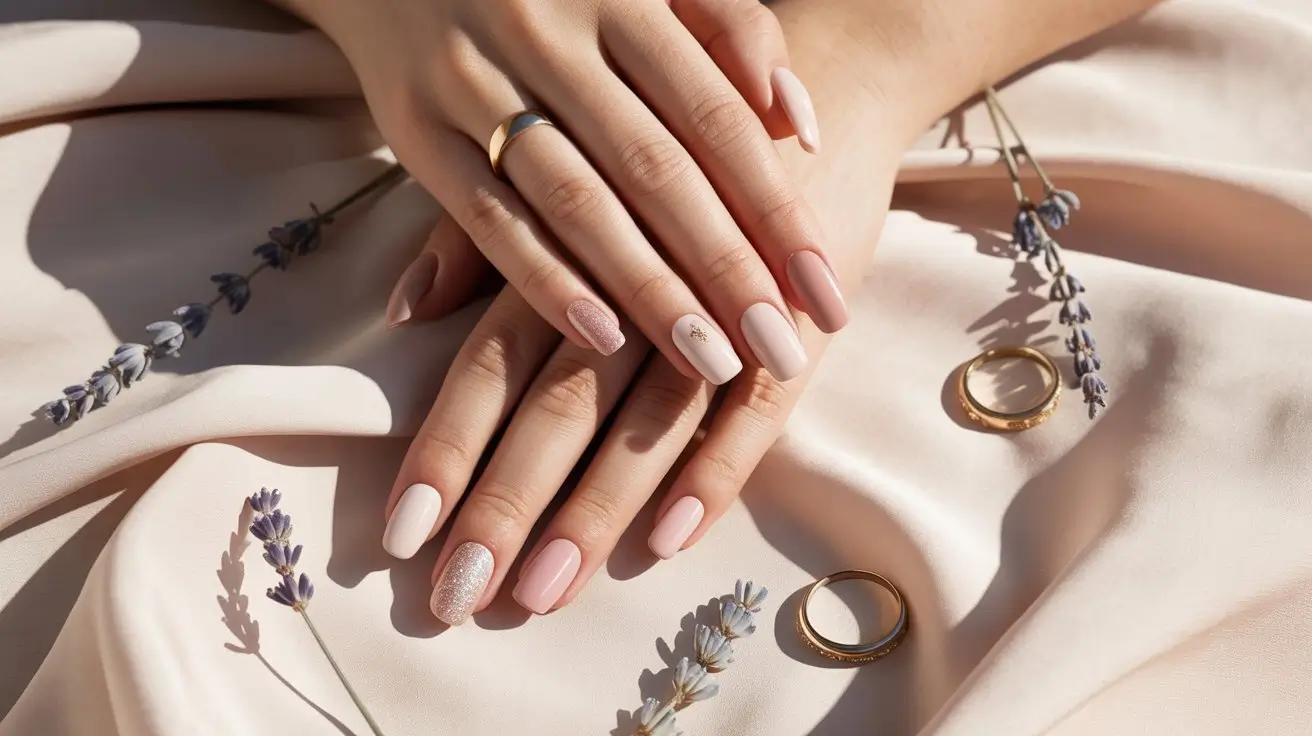nude nail designs